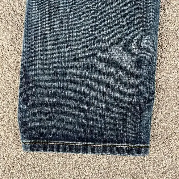 Buckle Jeans 26 Blue Denim STAN Distressed Medium Wash Low Rise Bootcut Ladies - Picture 6 of 13